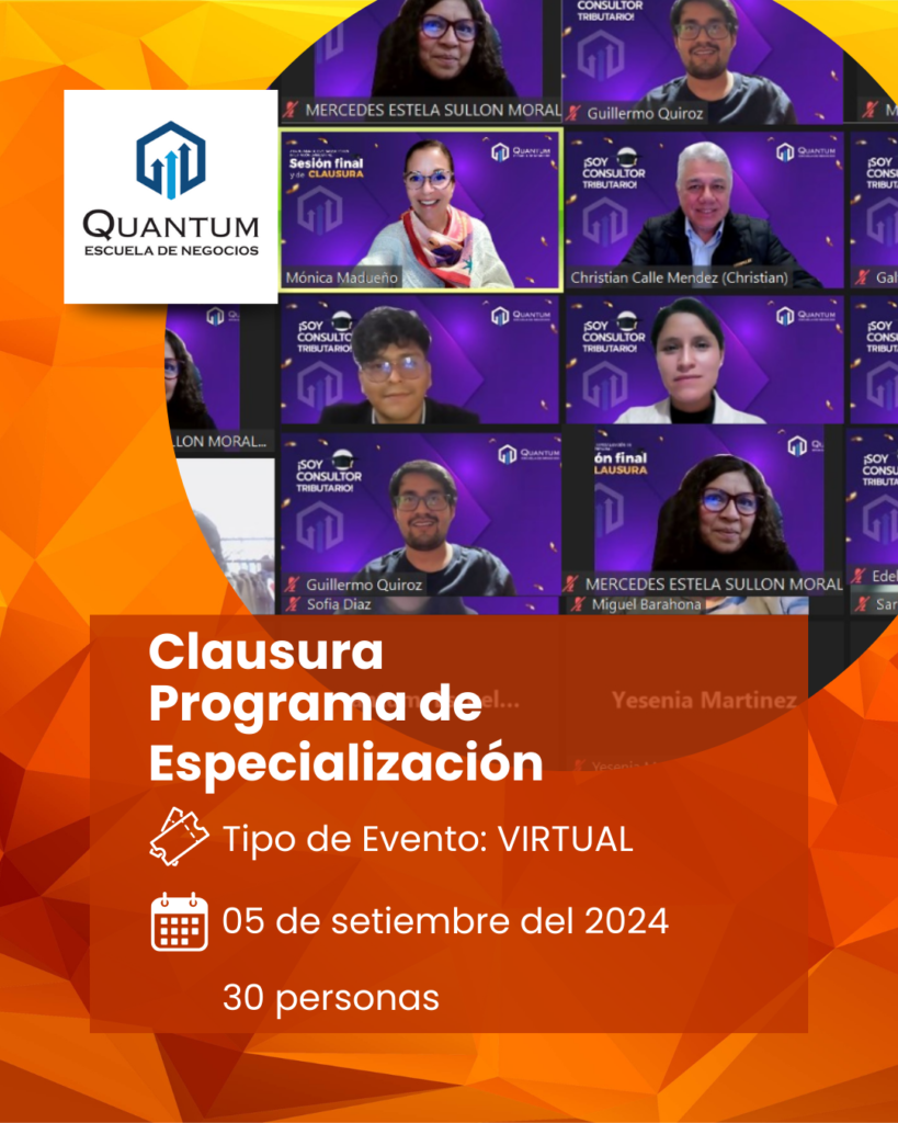 Clausura Programa de Especialización