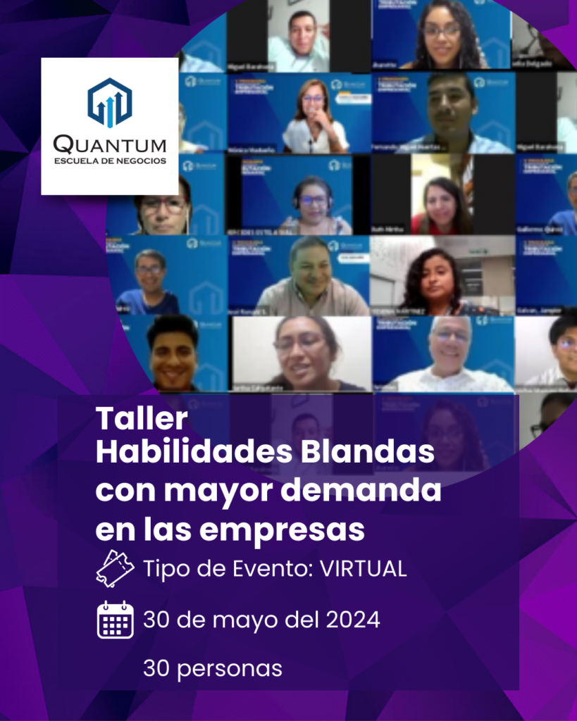 Taller Habilidades Blandas con mayor demanda en las empresas